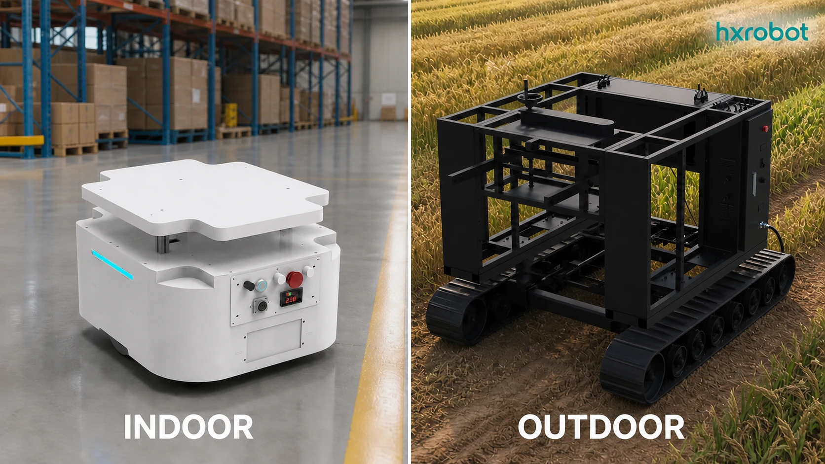 Indoor and outdoor mobile robot applications