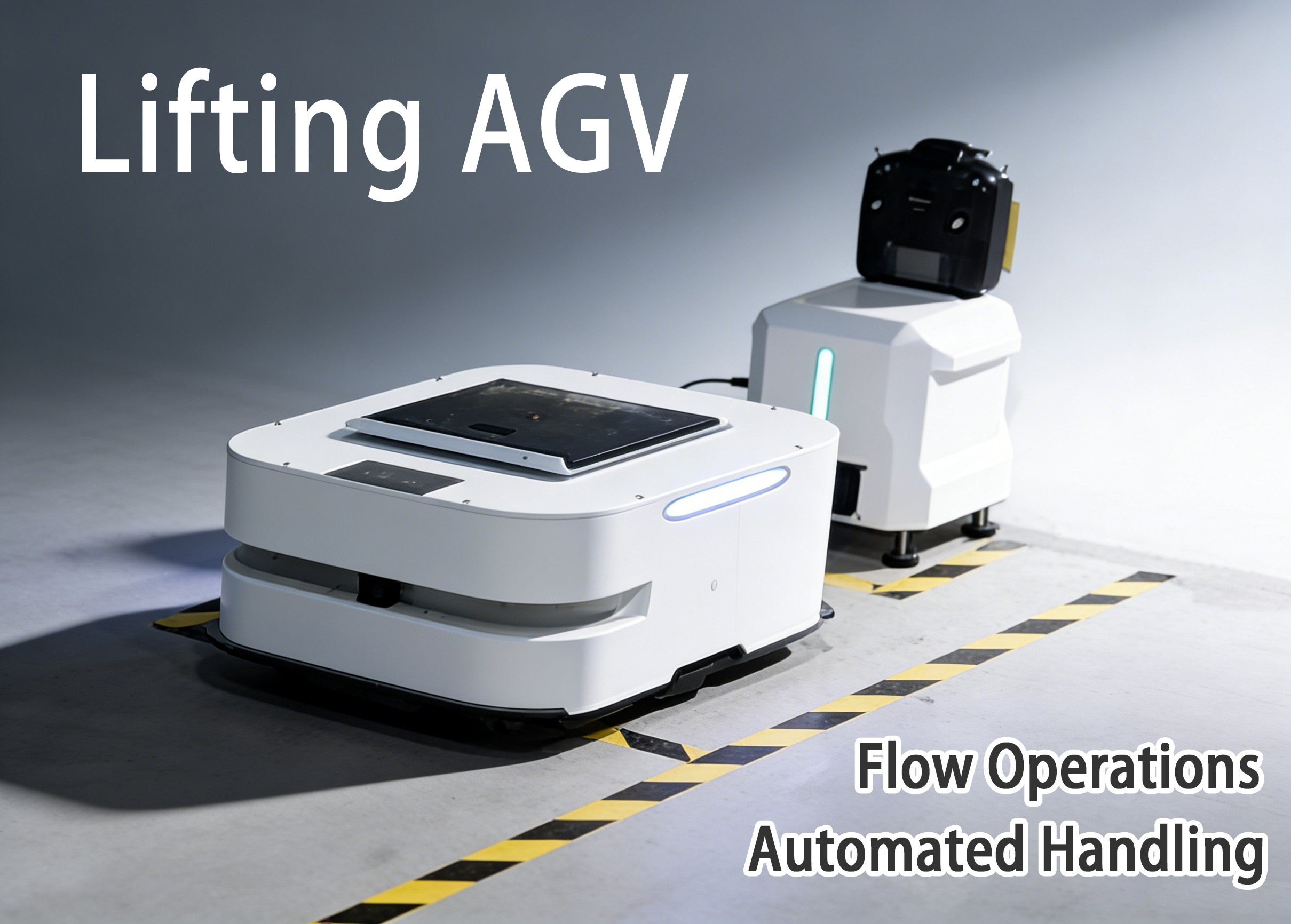 HXROBOT lifting AGV for automated tray transport in a silkworm production facility