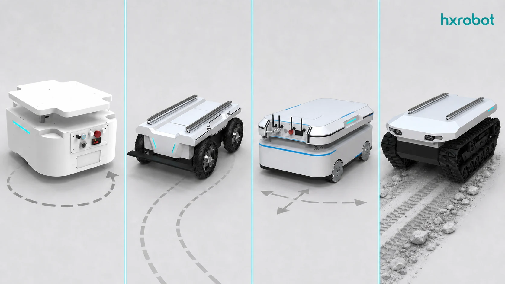 Mobile robot chassis drive type comparison